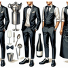 Fardas para Sommeliers e Bartenders