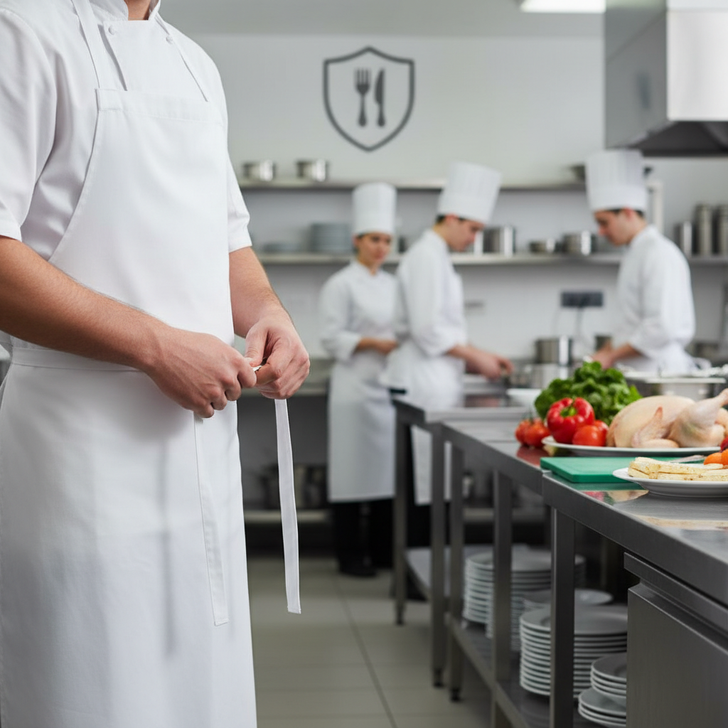 Higiene e HACCP: O Papel Vital do Avental na Cozinha Pro