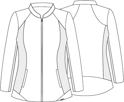 Arlet Tunic with Zipper and Long Sleeves