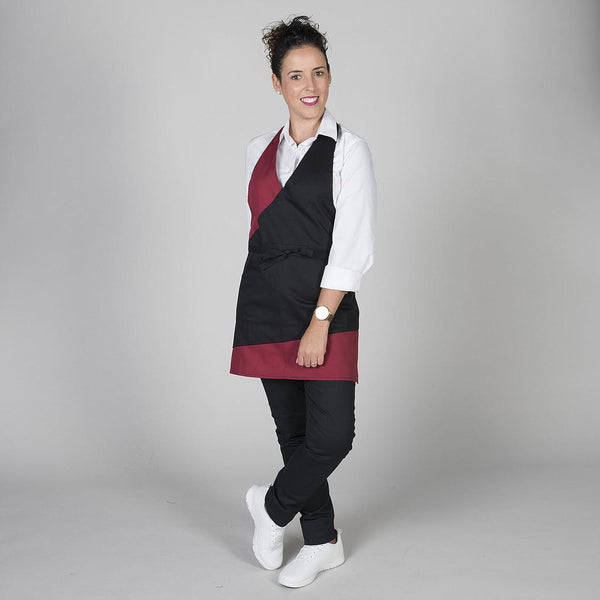 AVENTAL BISTRO COLOR-Bordou 112-Único-RAG-Tailors-Fardas-e-Uniformes-Vestuario-Pro