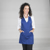 AVENTAL BISTRO COM DECOTE V-Azulão 103-Único-RAG-Tailors-Fardas-e-Uniformes-Vestuario-Pro