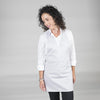AVENTAL BISTRO COM DECOTE V-Cinza Gelo 117-Único-RAG-Tailors-Fardas-e-Uniformes-Vestuario-Pro