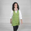 AVENTAL BISTRO COM DECOTE V-Verde Oliva 121-Único-RAG-Tailors-Fardas-e-Uniformes-Vestuario-Pro