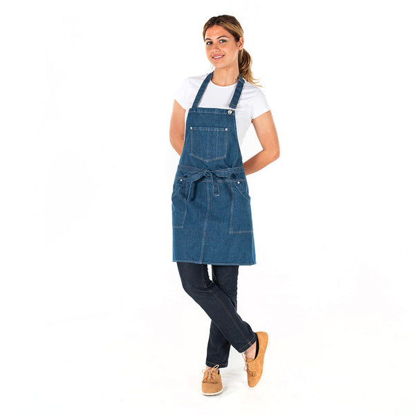 AVENTAL COM JEANS JUHA-Indigo - 148-Único-RAG-Tailors-Fardas-e-Uniformes-Vestuario-Pro