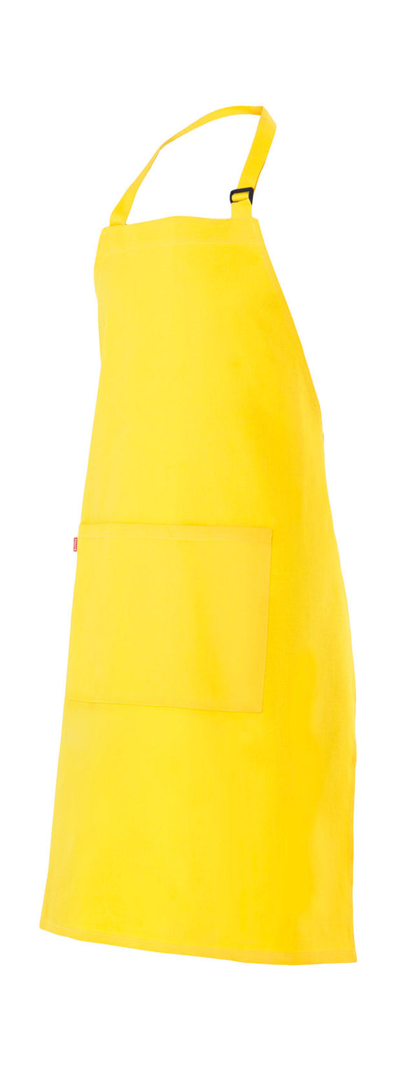 AVENTAL COM PEITO COM BOLSO-Amarelo Fluor-U-RAG-Tailors-Fardas-e-Uniformes-Vestuario-Pro