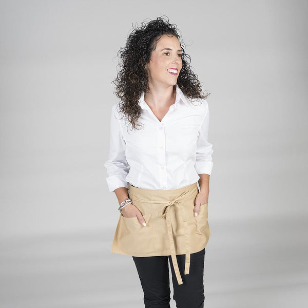 AVENTAL CURTO 30X60 CM-Bege 141-Único-RAG-Tailors-Fardas-e-Uniformes-Vestuario-Pro