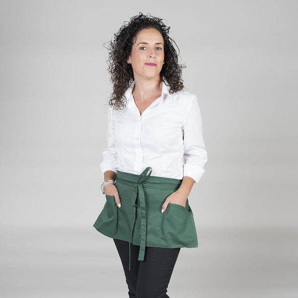 AVENTAL CURTO 30X60 CM-Verde Garrafa 118-Único-RAG-Tailors-Fardas-e-Uniformes-Vestuario-Pro