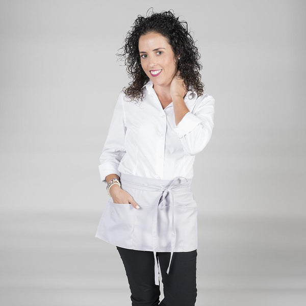 AVENTAL CURTO 30X60 CM-Cinza gelo 117-Único-RAG-Tailors-Fardas-e-Uniformes-Vestuario-Pro