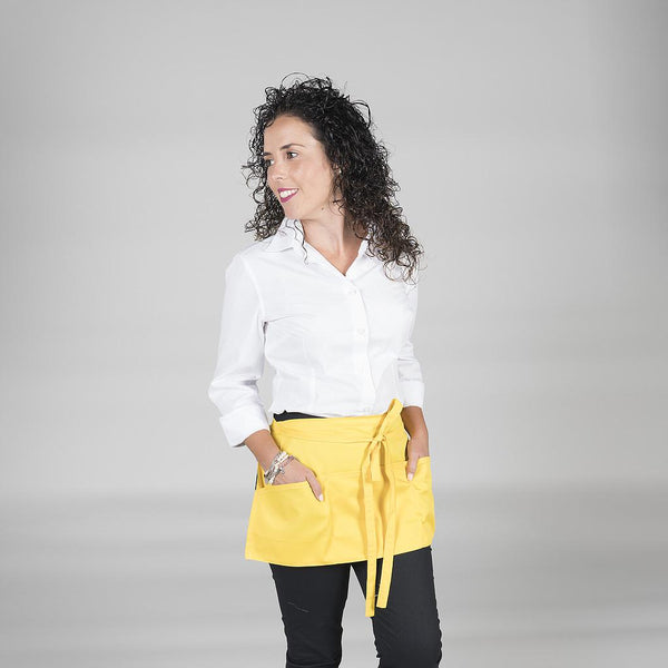 AVENTAL CURTO 30X60 CM-Amarelo 111-Único-RAG-Tailors-Fardas-e-Uniformes-Vestuario-Pro