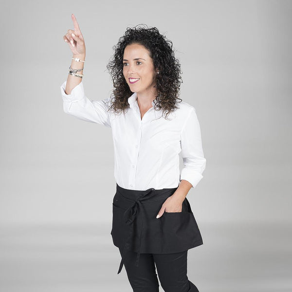 AVENTAL CURTO 30X60 CM-Preto 001-Único-RAG-Tailors-Fardas-e-Uniformes-Vestuario-Pro