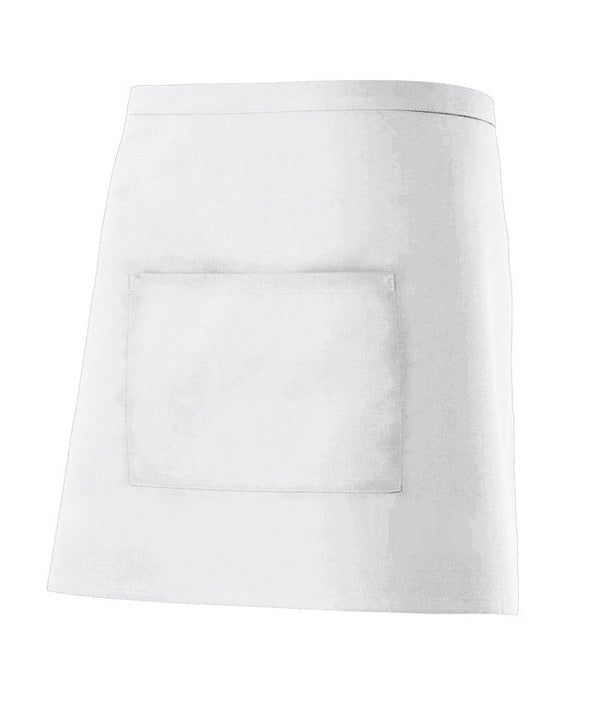 AVENTAL CURTO COM BOLSO-Branco-U-RAG-Tailors-Fardas-e-Uniformes-Vestuario-Pro