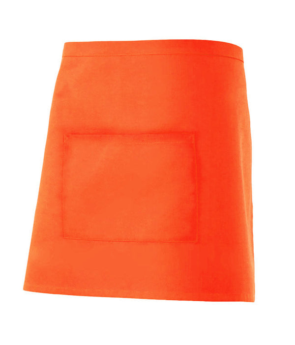 AVENTAL CURTO COM BOLSO-Narnaja Fluor-U-RAG-Tailors-Fardas-e-Uniformes-Vestuario-Pro