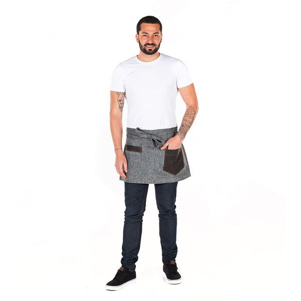 AVENTAL CURTO SINAH-Cinza Marengo - 139-Único-RAG-Tailors-Fardas-e-Uniformes-Vestuario-Pro