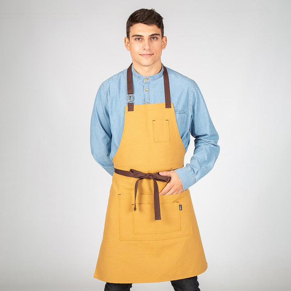 AVENTAL FILIPA-Amarelo-Único-RAG-Tailors-Fardas-e-Uniformes-Vestuario-Pro