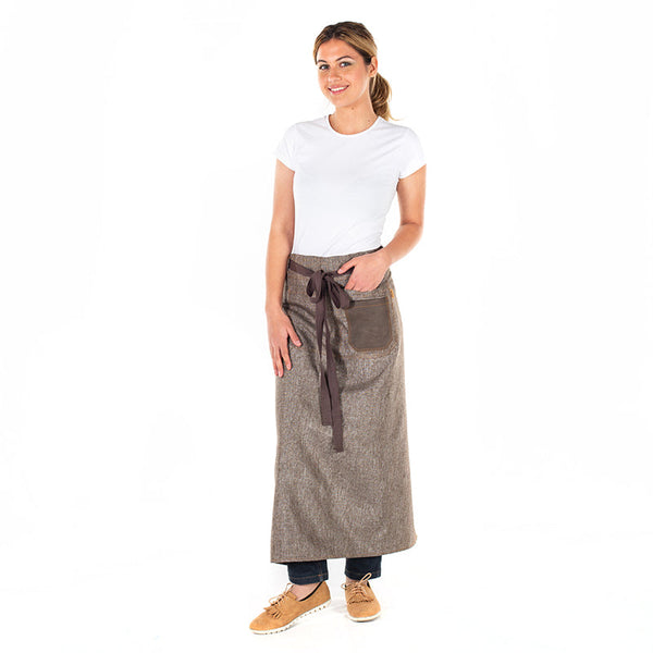 AVENTAL FRANCÊS ATAMA-Castanho 124-Único-RAG-Tailors-Fardas-e-Uniformes-Vestuario-Pro