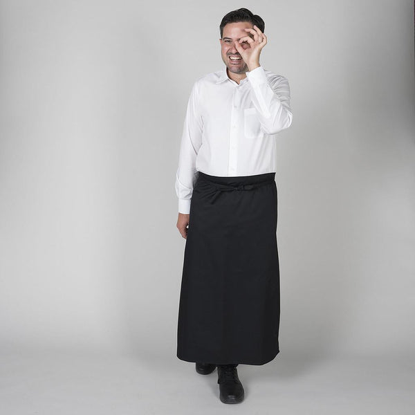 AVENTAL FRANCÊS SARJA-Preto 001-Único-RAG-Tailors-Fardas-e-Uniformes-Vestuario-Pro