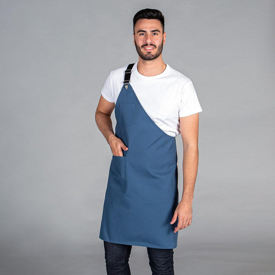 AVENTAL UNO-Azul Petróleo 153-Único-RAG-Tailors-Fardas-e-Uniformes-Vestuario-Pro