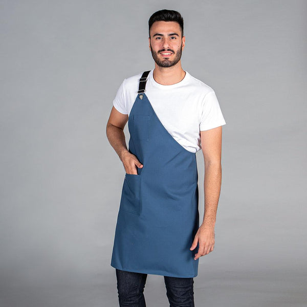 AVENTAL UNO-Azul Petróleo 153-Único-RAG-Tailors-Fardas-e-Uniformes-Vestuario-Pro