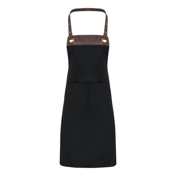 Avental Alesso-Preto/Castanho-Unico-RAG-Tailors-Fardas-e-Uniformes-Vestuario-Pro