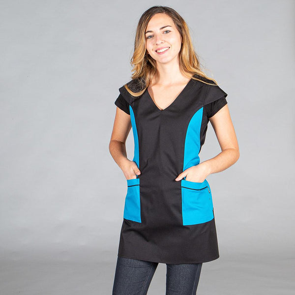 Avental Bata Miriade-Único-Turquesa-RAG-Tailors-Fardas-e-Uniformes-Vestuario-Pro