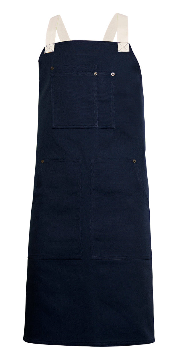 Avental Canvas de Peito-Azul Marinho-Único-RAG-Tailors-Fardas-e-Uniformes-Vestuario-Pro