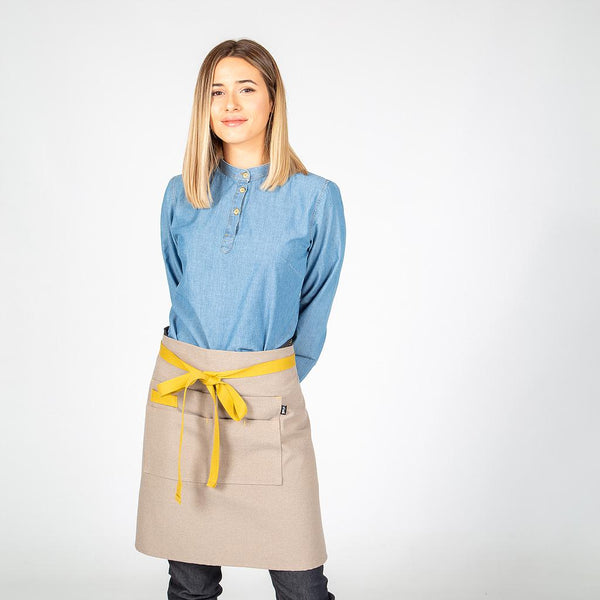 Avental Cintura Laura-Bege-Único-RAG-Tailors-Fardas-e-Uniformes-Vestuario-Pro