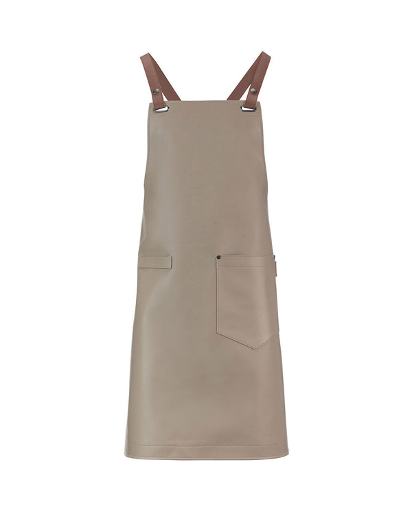 Avental Cruzado Eco-Pele-Caramelo com Alça Pele-Único-RAG-Tailors-Fardas-e-Uniformes-Vestuario-Pro