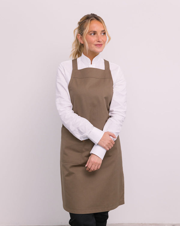 Avental Cruzado Transversal Capri-Verde Acinzentado-Único-RAG-Tailors-Fardas-e-Uniformes-Vestuario-Pro