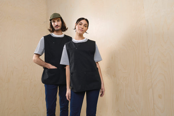 Avental Curto com Alças Ajustáveis Unissexo-RAG-Tailors-Fardas-e-Uniformes-Vestuario-Pro