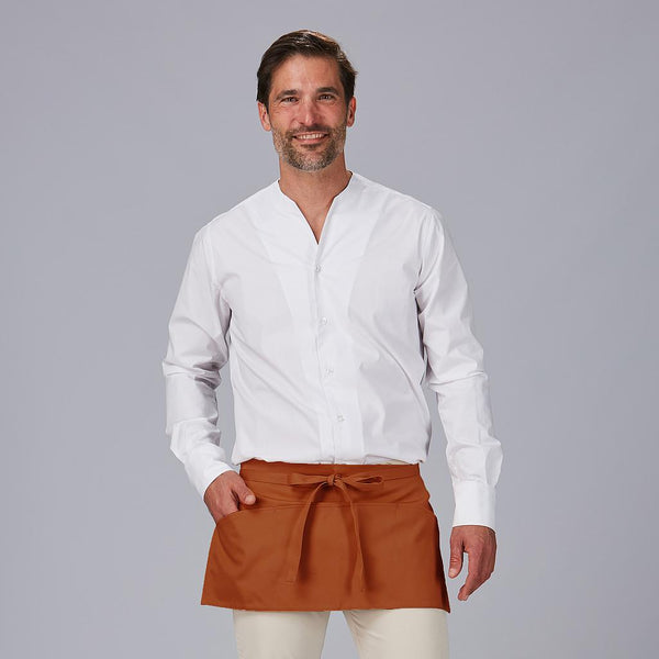Avental Curto com Bolso 30x60 cm em Sarja de Poliéster-Caldeira-619-Único-RAG-Tailors-Fardas-e-Uniformes-Vestuario-Pro