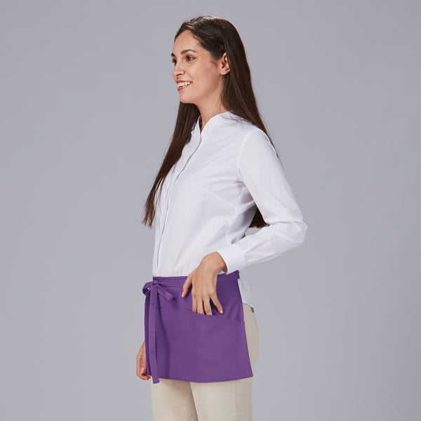 Avental Curto com Bolso 30x60 cm em Sarja de Poliéster-RAG-Tailors-Fardas-e-Uniformes-Vestuario-Pro