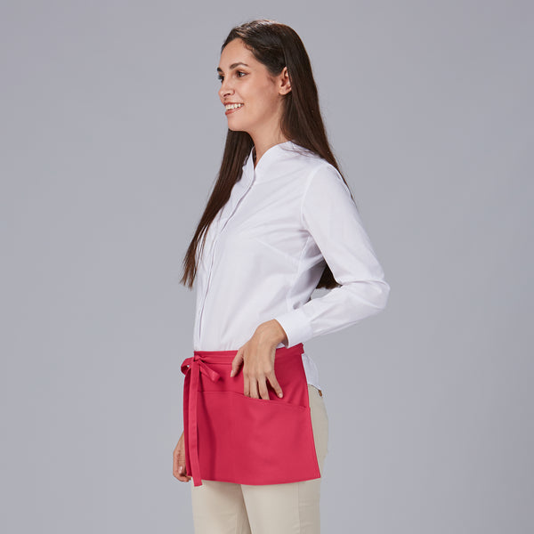 Avental Curto com Bolso 30x60 cm em Sarja de Poliéster-RAG-Tailors-Fardas-e-Uniformes-Vestuario-Pro