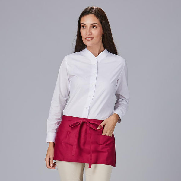 Avental Curto com Bolso 30x60 cm em Sarja de Poliéster-RAG-Tailors-Fardas-e-Uniformes-Vestuario-Pro