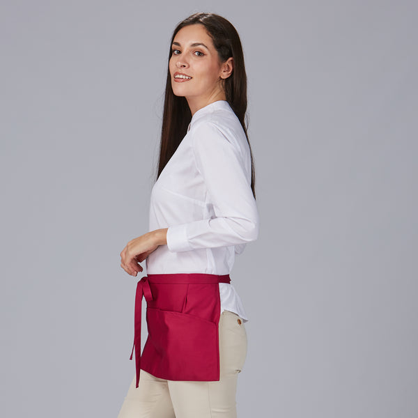 Avental Curto com Bolso 30x60 cm em Sarja de Poliéster-RAG-Tailors-Fardas-e-Uniformes-Vestuario-Pro