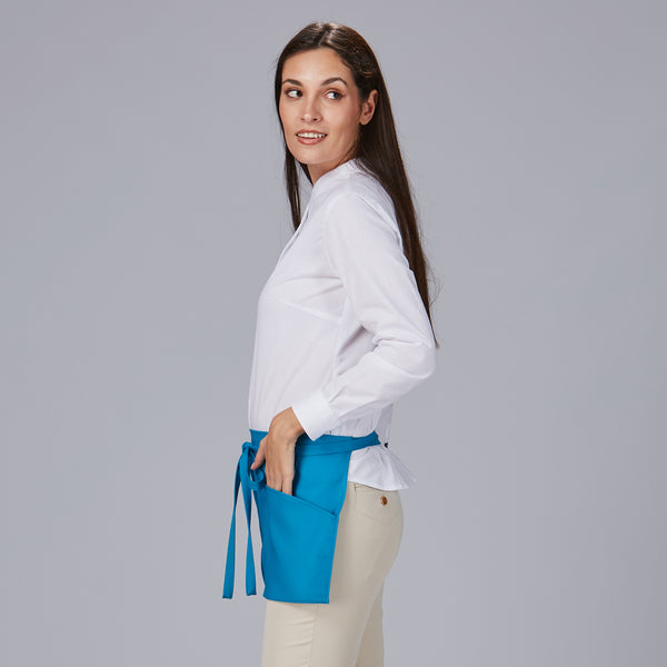 Avental Curto com Bolso 30x60 cm em Sarja de Poliéster-RAG-Tailors-Fardas-e-Uniformes-Vestuario-Pro