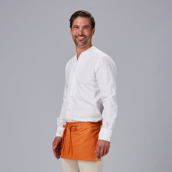 Avental Curto com Bolso 30x60 cm em Sarja de Poliéster-RAG-Tailors-Fardas-e-Uniformes-Vestuario-Pro