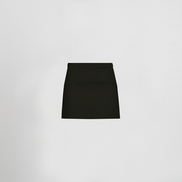 Avental Curto com Bolso 30x60 cm em Sarja de Poliéster-RAG-Tailors-Fardas-e-Uniformes-Vestuario-Pro