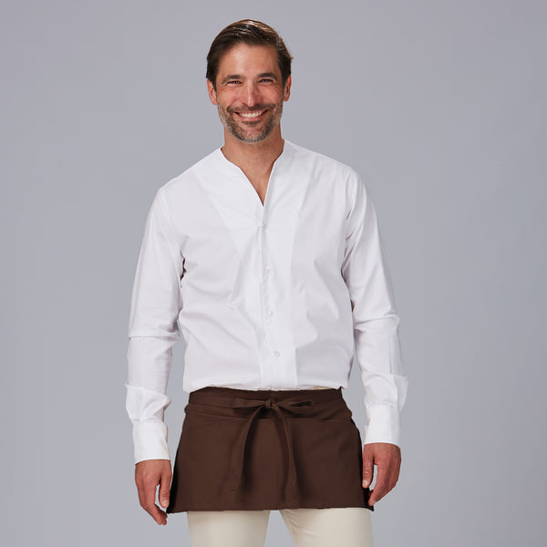 Avental Curto com Bolso 30x60 cm em Sarja de Poliéster-RAG-Tailors-Fardas-e-Uniformes-Vestuario-Pro