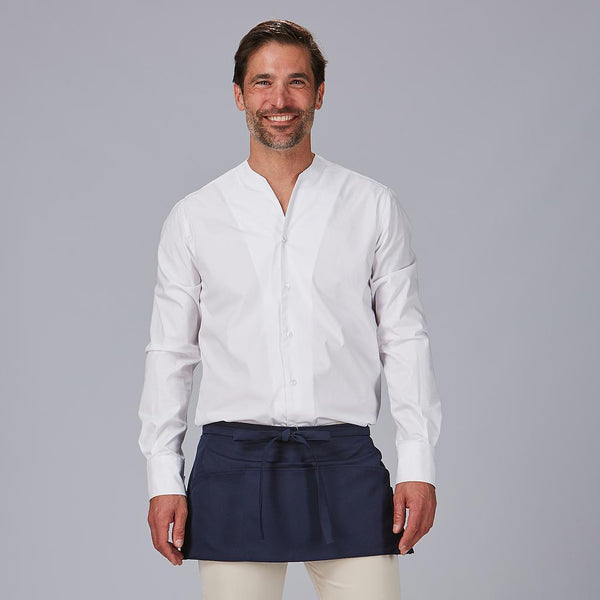 Avental Curto com Bolso 30x60 cm em Sarja de Poliéster-RAG-Tailors-Fardas-e-Uniformes-Vestuario-Pro