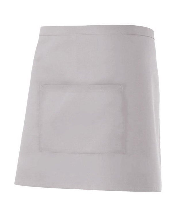 Avental Curto com Bolso-Cinza Gelo-Único-RAG-Tailors-Fardas-e-Uniformes-Vestuario-Pro