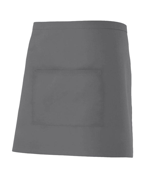 Avental Curto com Bolso-Cinza-Único-RAG-Tailors-Fardas-e-Uniformes-Vestuario-Pro