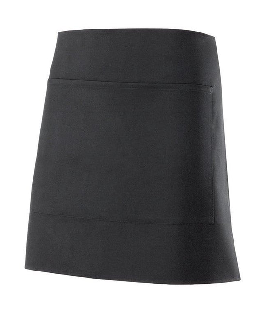 Avental Curto com Bolso-Preto-Único-RAG-Tailors-Fardas-e-Uniformes-Vestuario-Pro