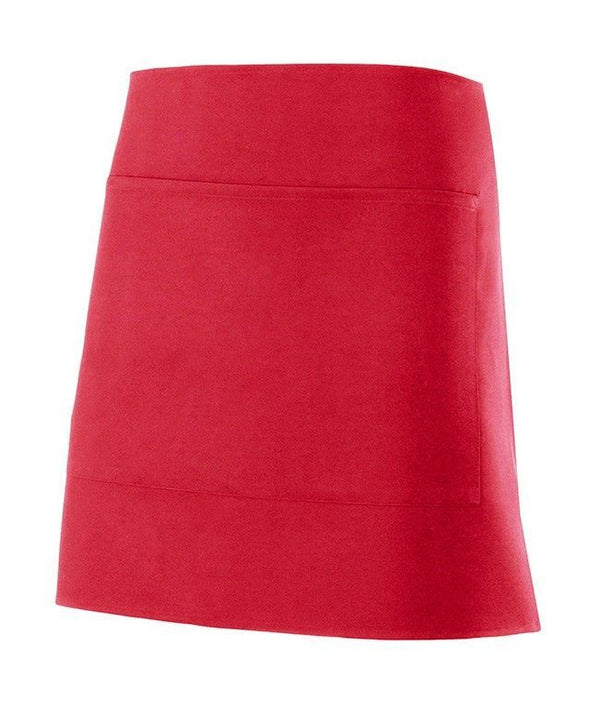 Avental Curto com Bolso-Vermelho-Único-RAG-Tailors-Fardas-e-Uniformes-Vestuario-Pro