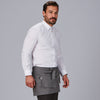 Avental Curto com Bolsos Tipo Carteira em Sarja Reciclada 35x67 cm-RAG-Tailors-Fardas-e-Uniformes-Vestuario-Pro