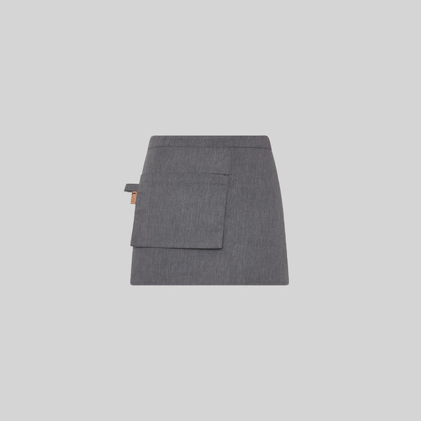 Avental Curto com Bolsos Tipo Carteira em Sarja Reciclada 35x67 cm-RAG-Tailors-Fardas-e-Uniformes-Vestuario-Pro