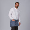Avental Curto com Bolsos Tipo Carteira em Sarja Reciclada 35x67 cm-RAG-Tailors-Fardas-e-Uniformes-Vestuario-Pro