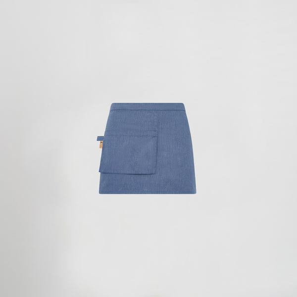 Avental Curto com Bolsos Tipo Carteira em Sarja Reciclada 35x67 cm-RAG-Tailors-Fardas-e-Uniformes-Vestuario-Pro