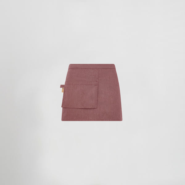 Avental Curto com Bolsos Tipo Carteira em Sarja Reciclada 35x67 cm-RAG-Tailors-Fardas-e-Uniformes-Vestuario-Pro