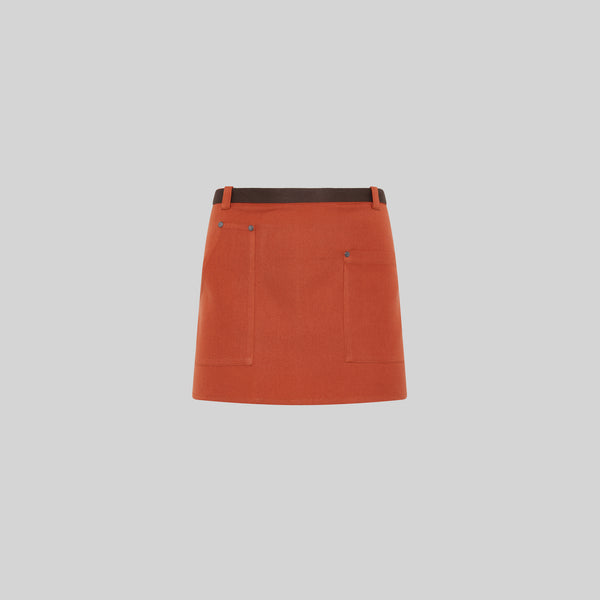 Avental Curto com Contrastes de Espiga 35x67 cm-RAG-Tailors-Fardas-e-Uniformes-Vestuario-Pro