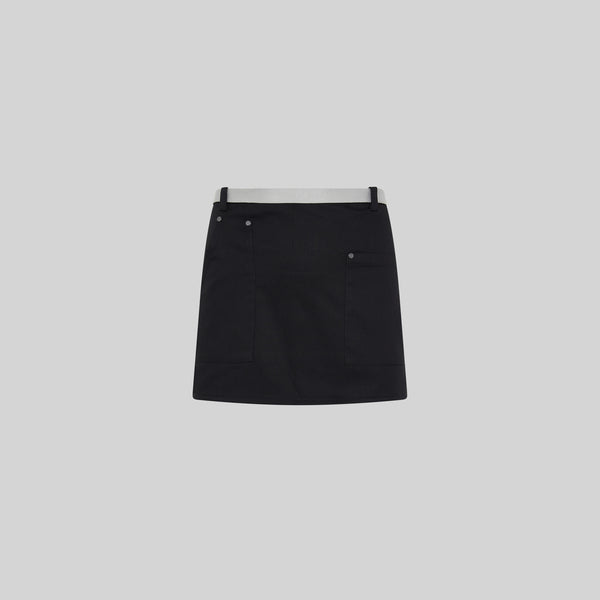 Avental Curto com Contrastes de Espiga 35x67 cm-RAG-Tailors-Fardas-e-Uniformes-Vestuario-Pro